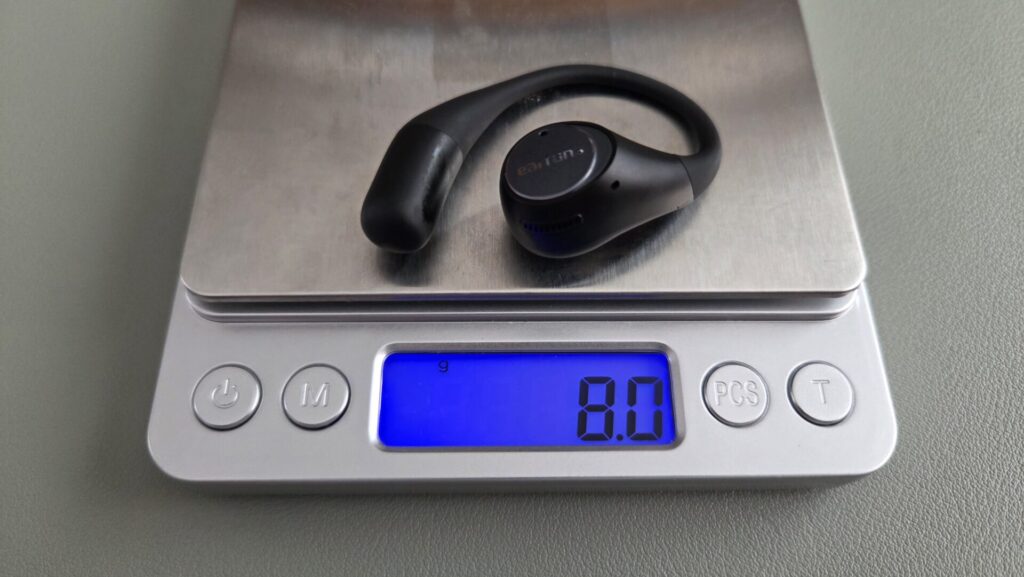 earfun-openjump-weight