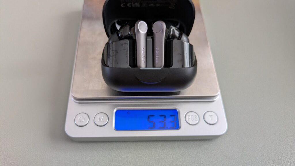 earfun-air-pro-4-plus-with-charging-case-weight